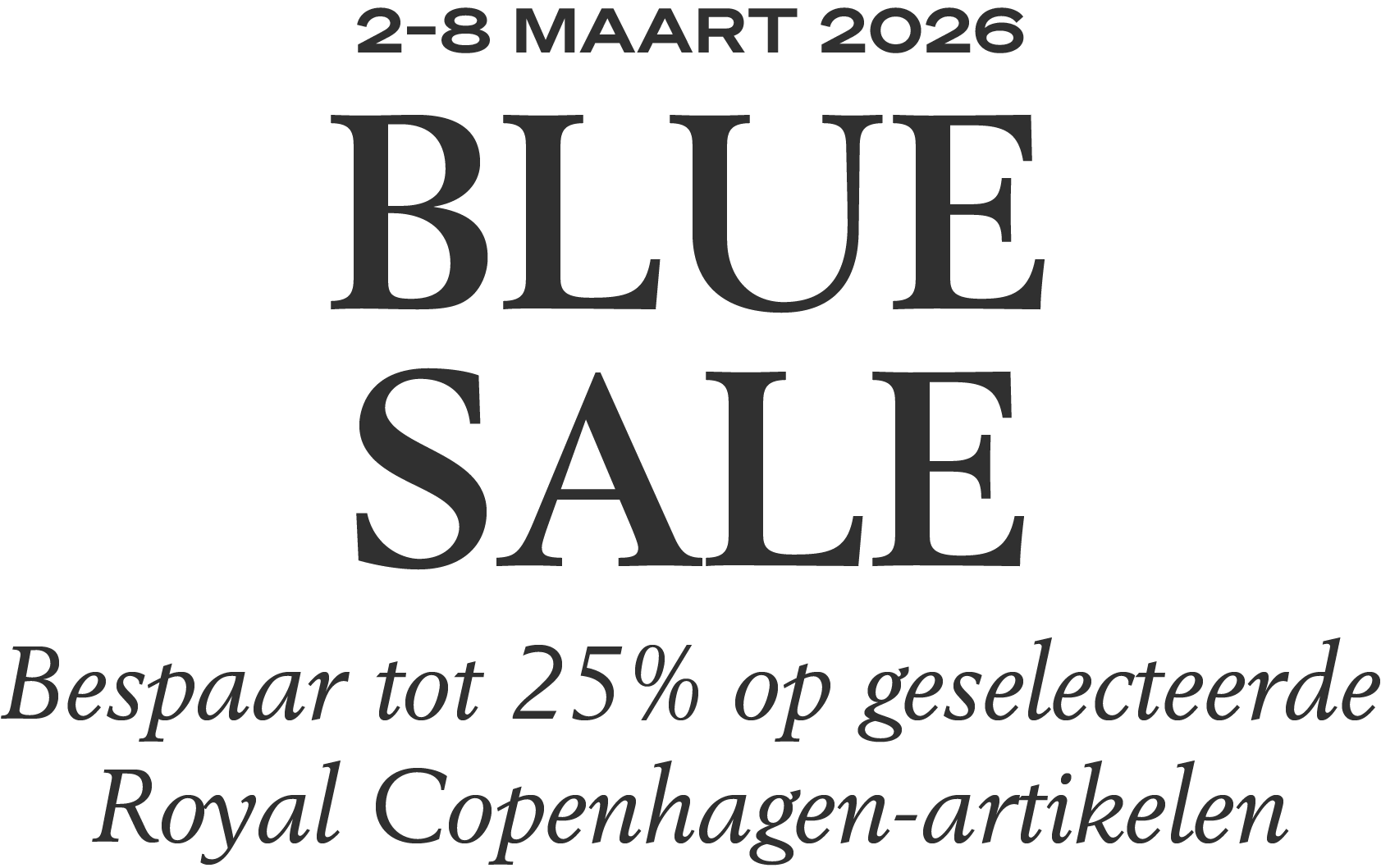 Shop Blue Sale bei Illums Bolighus